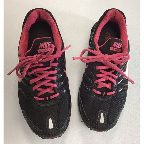 Size 8 - Womans Nike Air Max Torch 4 Black and Pink Running Shoe 🩷 - Picture 2 of 7